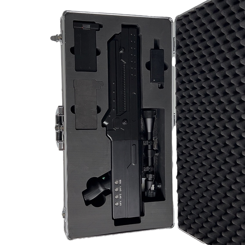  湾里手持便携式枪型低空防御反制四通道B型